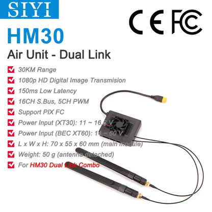 SIYI HM30 Air Unit - Dual Link