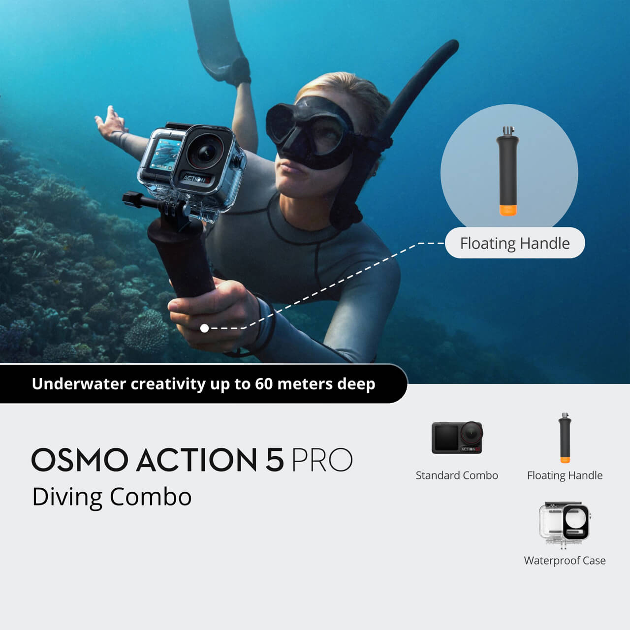 DJI Osmo Action 5 Pro Combo for Sports