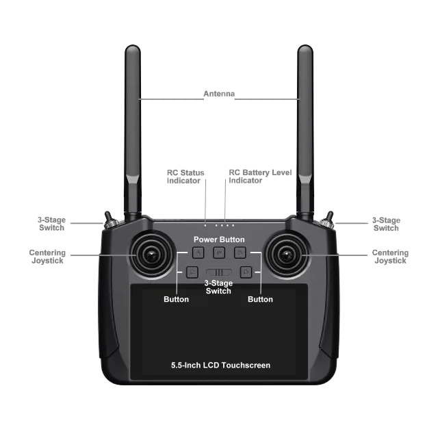 SIYI MK15 Mini Handheld Long Range Remote Controller